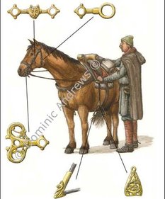 Viking horse harness equipment
