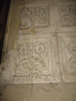 Romaesque stone panel in church Munster