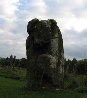 Cumbria Dacre bear statue 