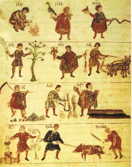 Middle Ages farming